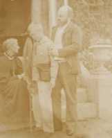 Julia Stephen with Adrian Stephen and Henry James