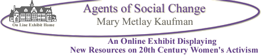 Agents of Social Change - Mary Metlay Kaufman