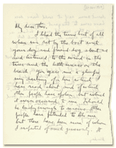 Herbert Bodman letter to Theodora Dunham, 1917