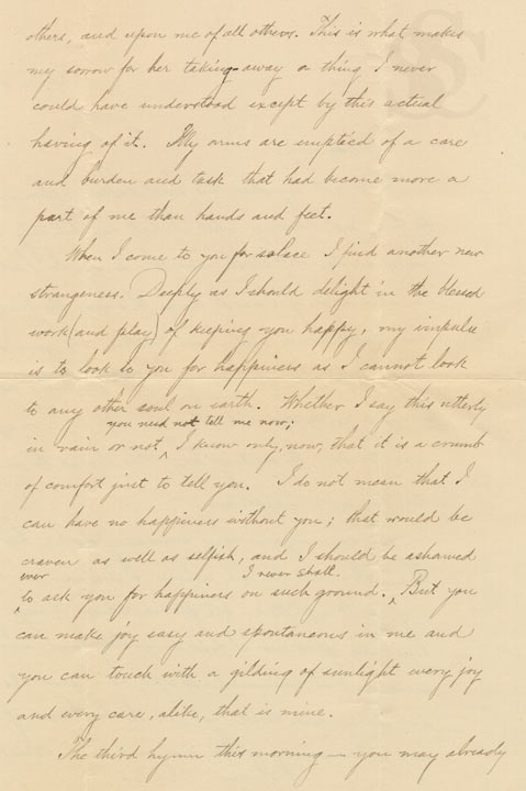  George Washington Cable to Clara Bodman, 1904