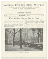 AFFW monthly report, 1917