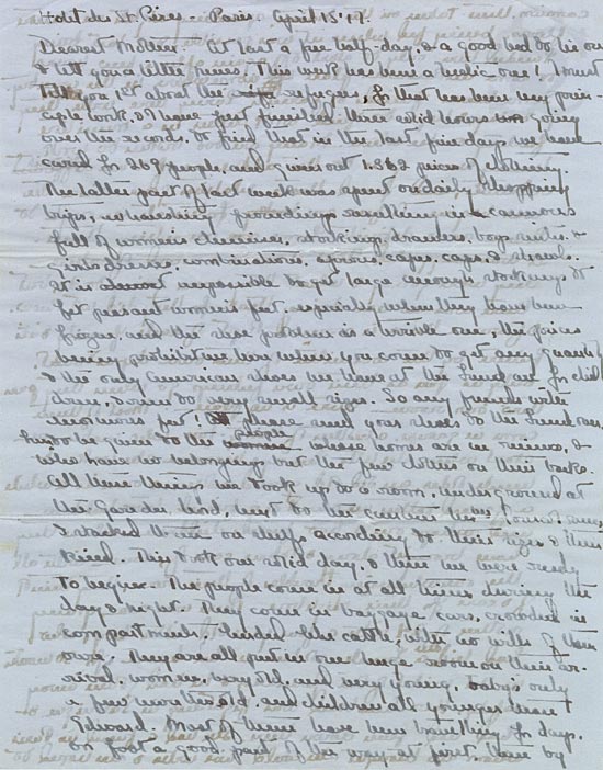 Theodora Dunham (Bodman) to mother, Mary Dows Dunham, 1917