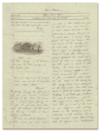 Our Home, family newspaper by Amelia and Harriet Kellogg, 1848