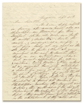 Elizabeth Cady Stanton letter to Lucretia Mott, 1849