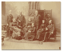 Garrison Family on Thanksgiving Day, 1886 or 1887