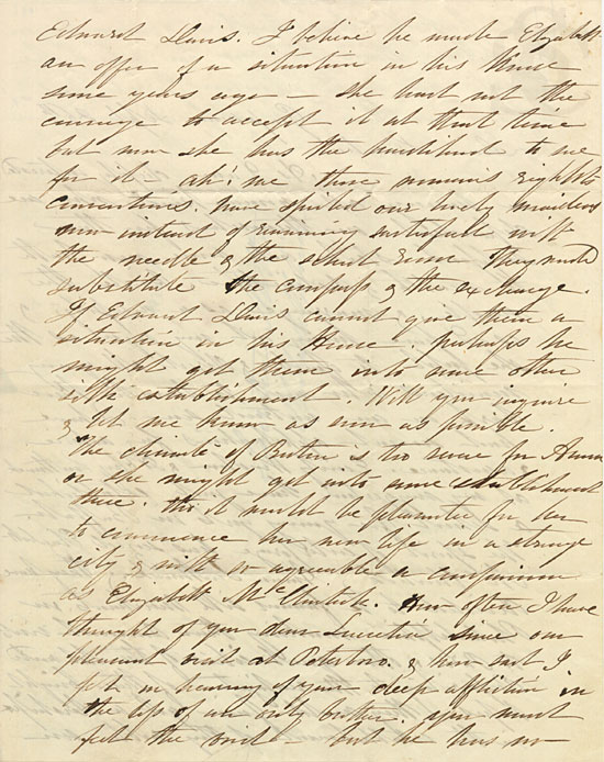 Elizabeth Cady Stanton to Lucretia Mott, 26 September 1849