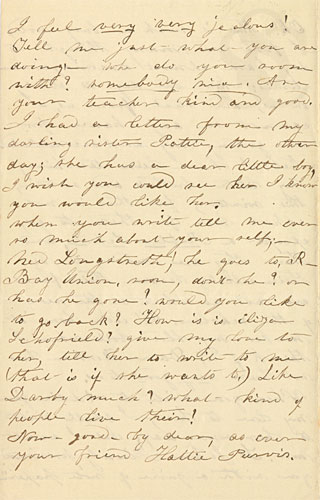 Hattie Purvis to Ellen Wright Garrison, 1856