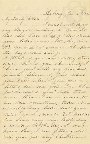 Hattie Purvis to Ellen Wright Garrison, 1856