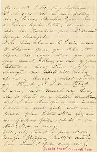 Hattie Purvis to Ellen Wright Garrison, 1856