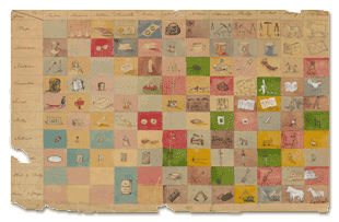 Hale family gift chart, 1869