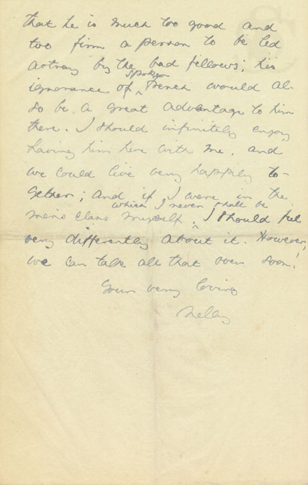 Ellen Day Hale to her mother, 1883