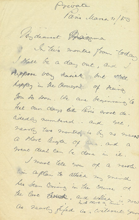 Ellen Day Hale to her mother, 1883