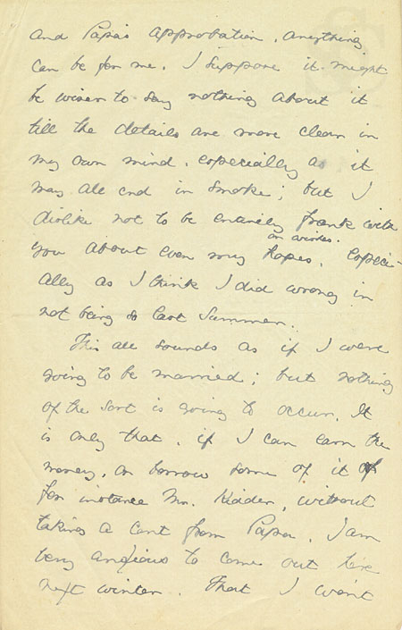 Ellen Day Hale to her mother, 1883