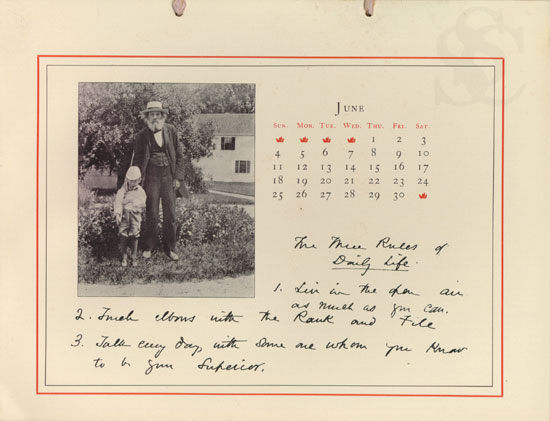 Lend-a-Hand Society Calendar, 1899 - June