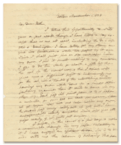 Nathan Hale, Sr, to his father Enoch Hale, 1828