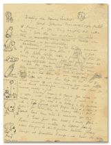 Philip Leslie Hale letter to his daughter, Nancy, circa 1929