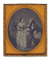 Susan Hale with her brother, Edward Everett Hale, circa 1850