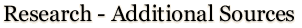Research - Additional Sources