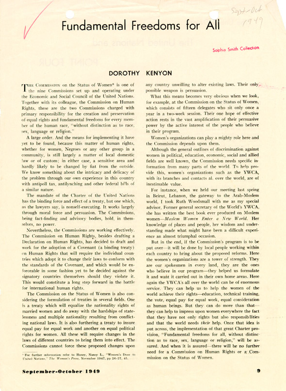 Fundamental Freedoms for All