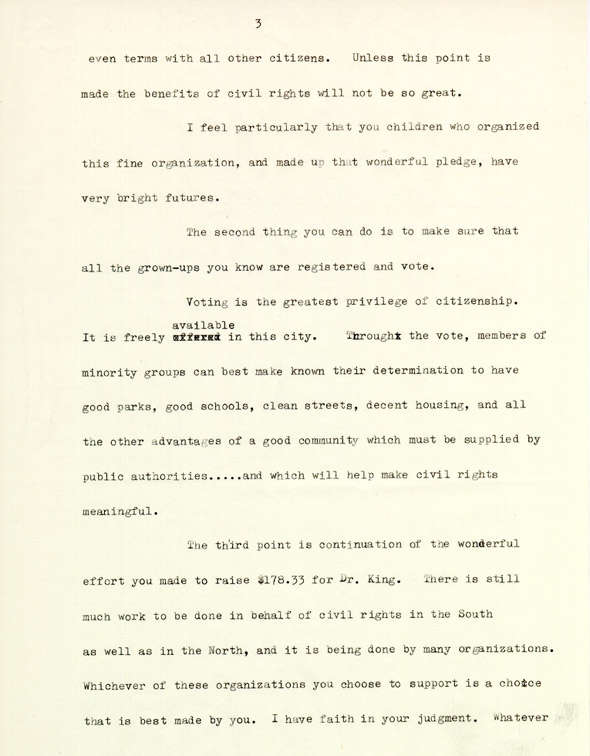 Speech by Constance Baker Motley to Children's Organization for Civil Rights, page 3
