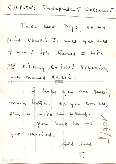 Truman Capote and Charlie