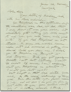 Lawson to Ridge, 1929