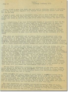 Letter, 1931