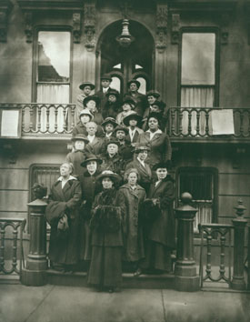 Eva Bowles and YWCA 'Colored Work' staff, 1915