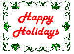 Happy Holidays