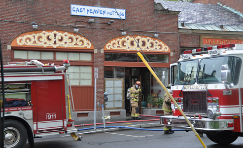 East Heaven Hottub Fire