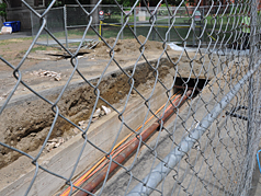 Hubbard House pipe replacement