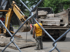 Hubbard House pipe replacement 