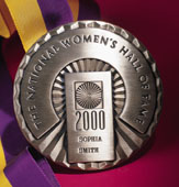Women's Hall of Fame medal