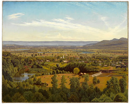 Thomas Charles Farrer painting View of Northampton