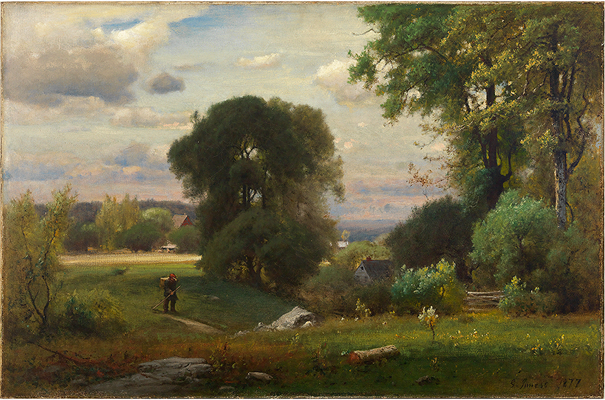 Landscape, a painting by George Inness