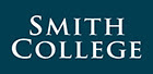 Smith College logo, white type on a paradise blue background, for email signatures