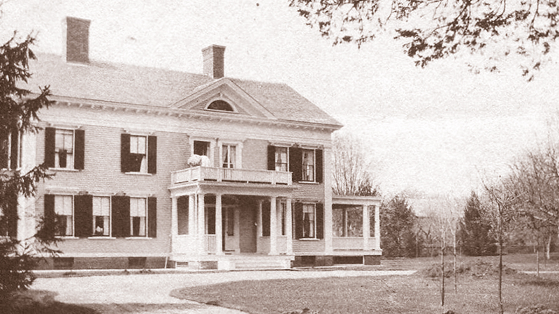 The Fort Hill building in 1907
