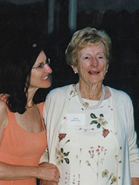 Anne Bodnar '78 with her mother