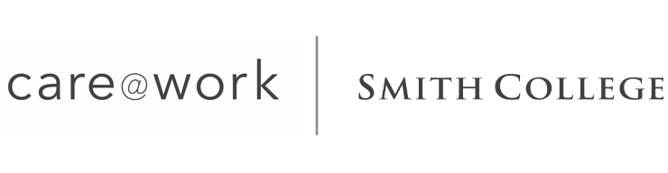 Care at Work and Smith College wordmark logos presented together