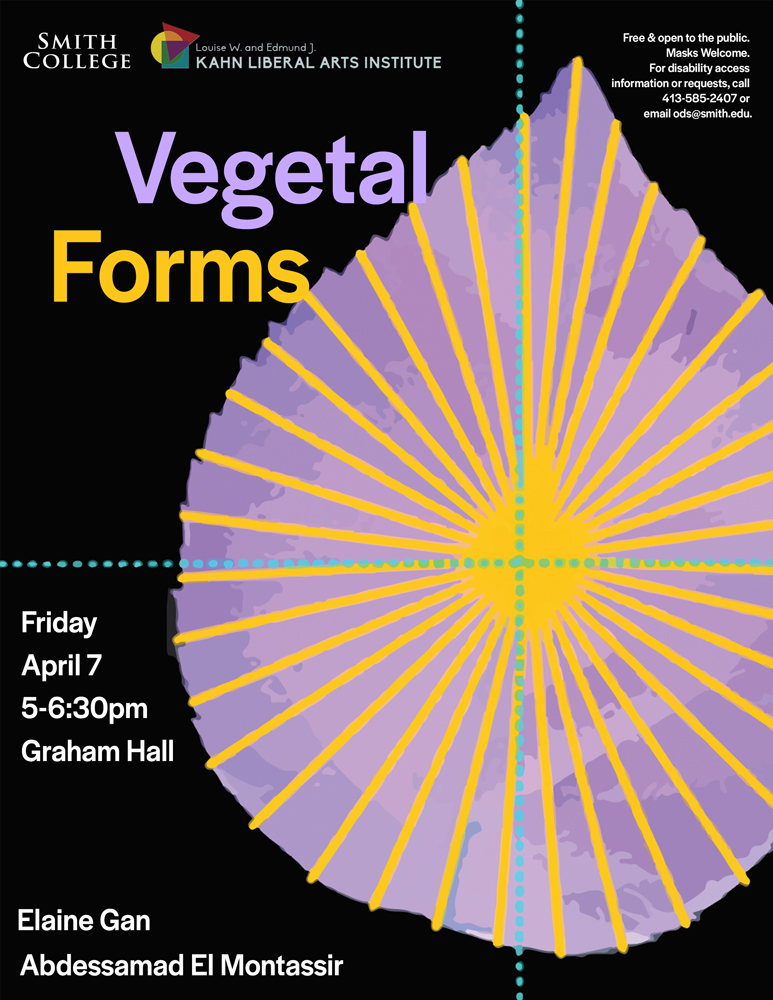 Vegetal Forms poster. All information is in accompanying text.