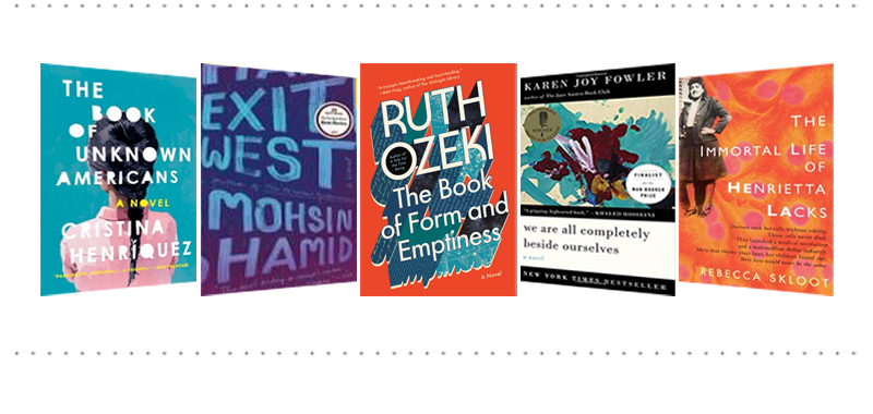 A selection of book jackets from recent Smith Reads selections