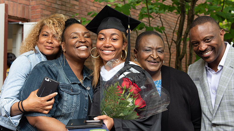 Family at Commencement 2018
