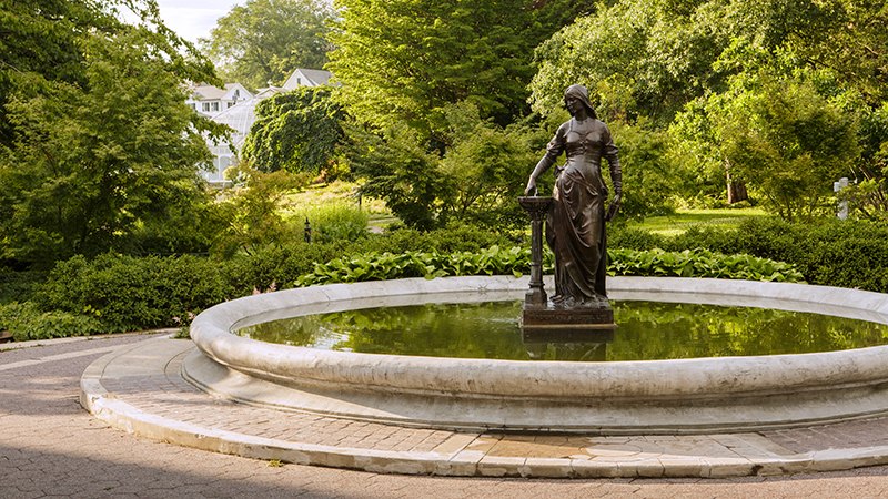 The Lanning Fountain on the Smith College campus
