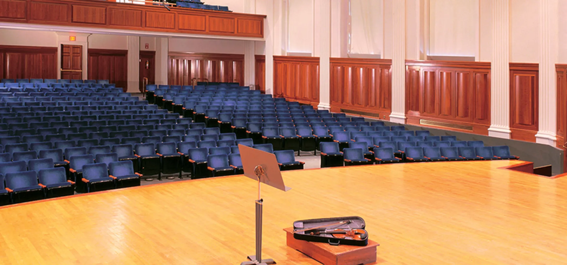 Seats in Sweeney Concert Hall