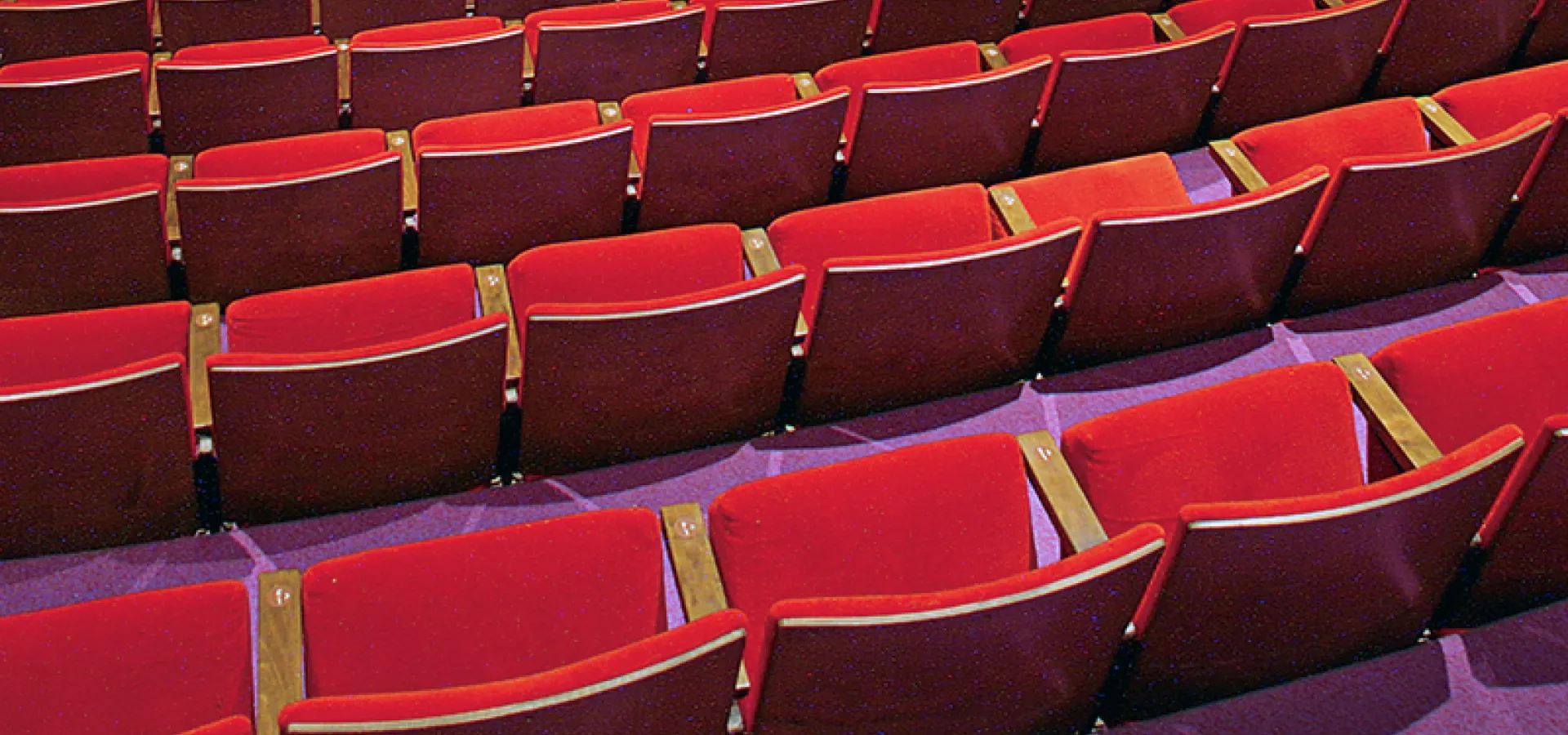 Rows of seats in Theatre 14