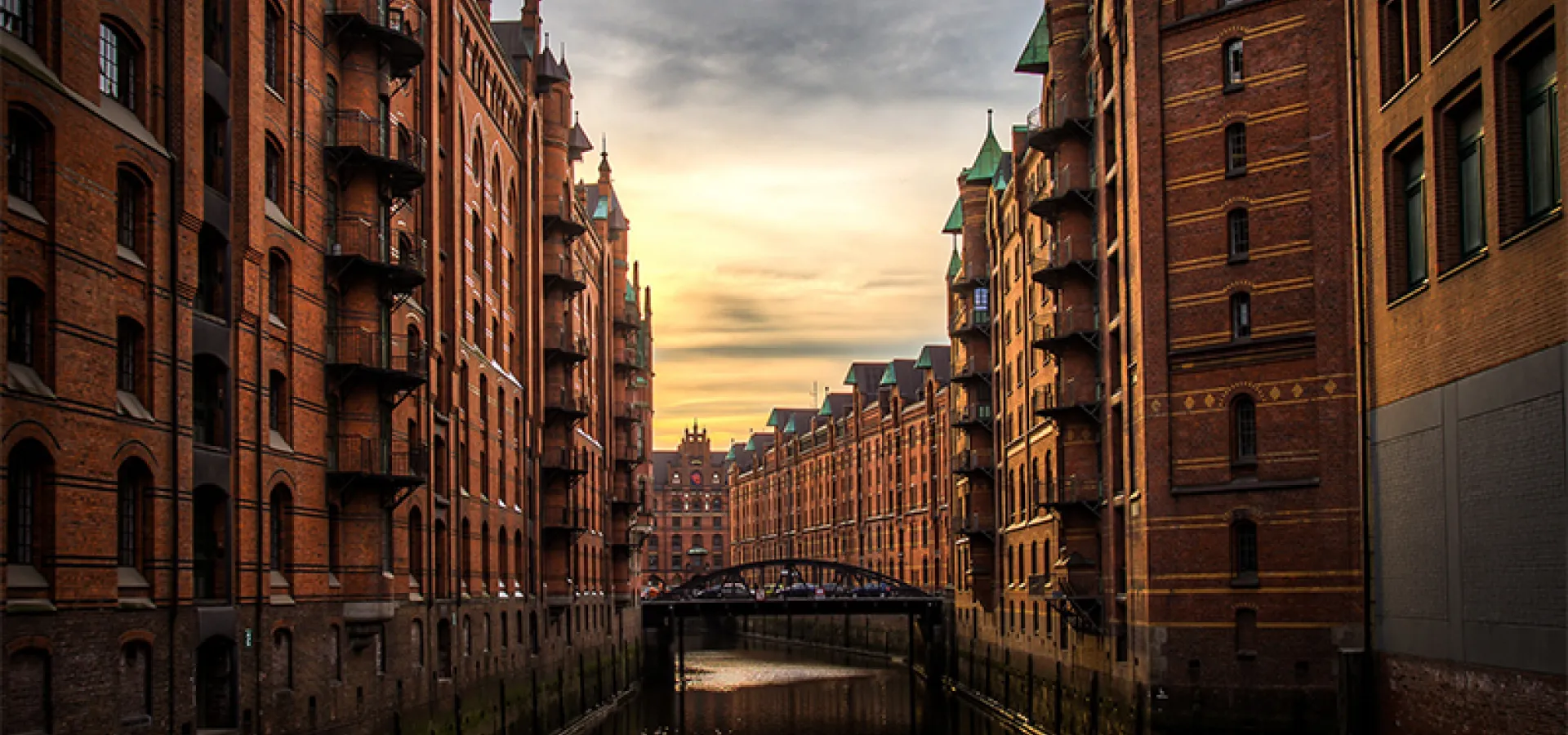 Photo of river and buildings in Hamburg, Germany