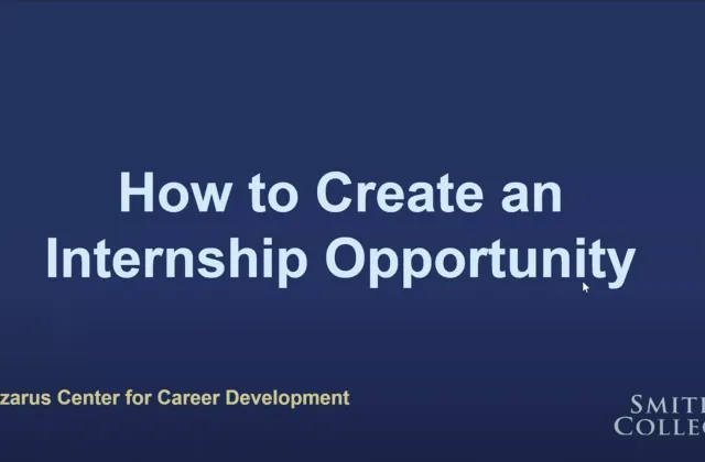 how to create an internship opportunity