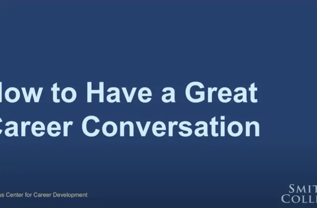 How to have a great career conversation
