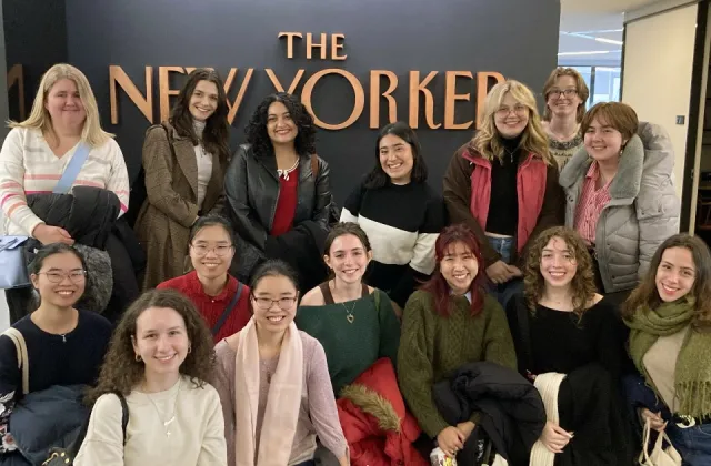 Smith students at the New Yorker