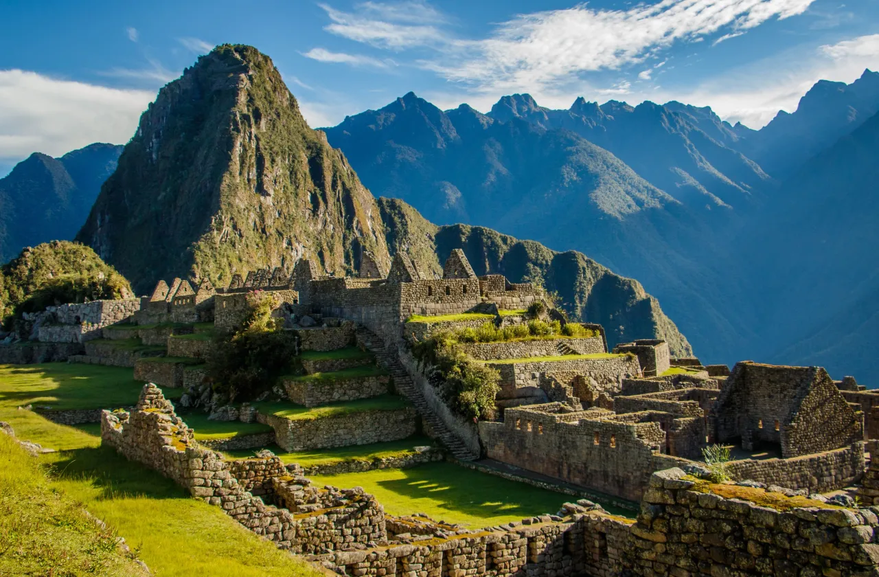 The ruins of Machu Picchu 